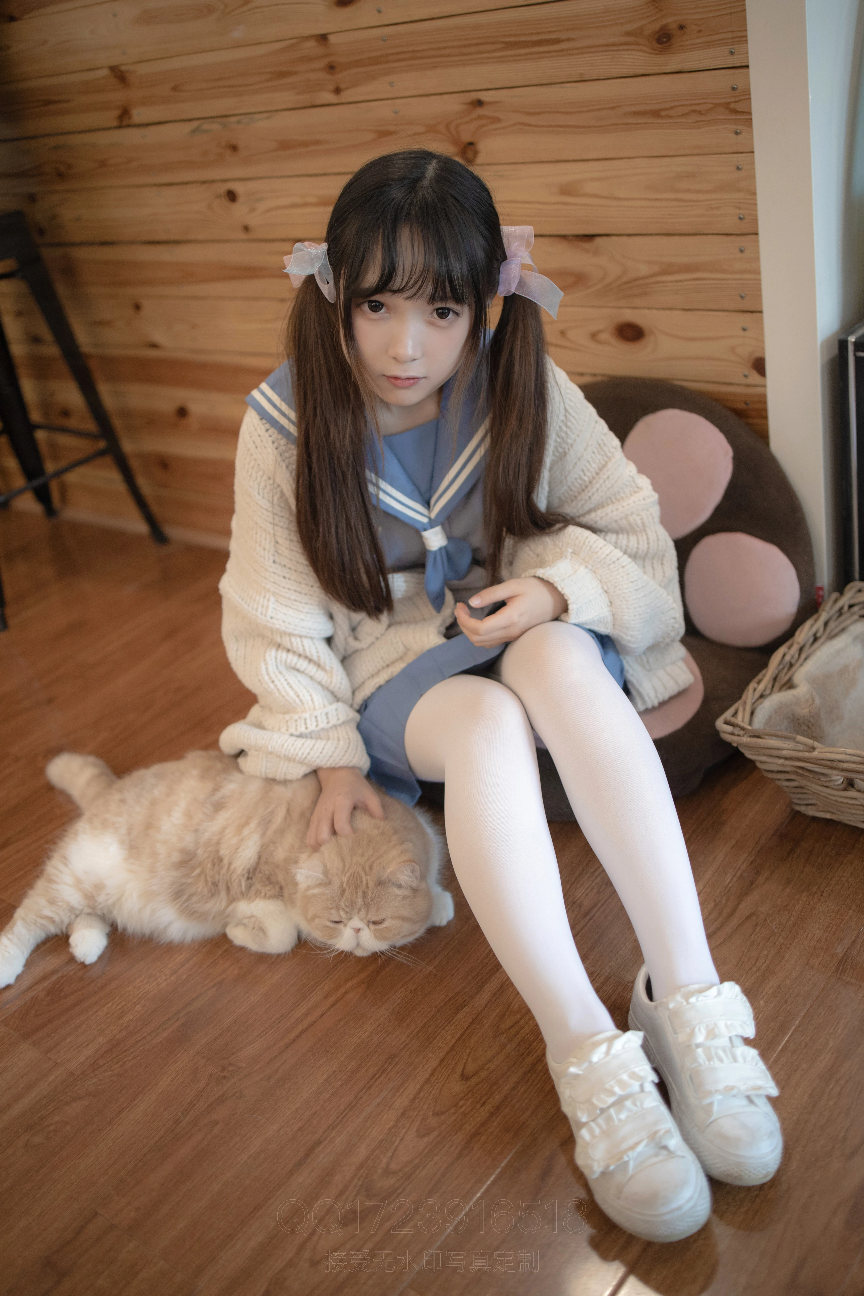 森萝财团 [X-061] 80D薄白丝 [65P 1V]插图1